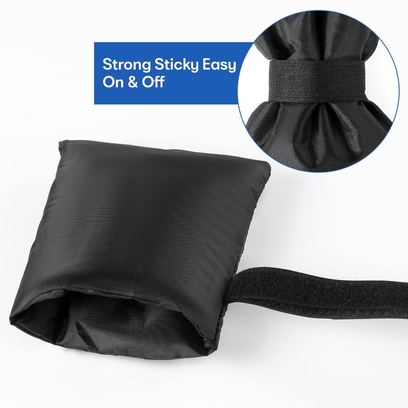 Finest Outdoor Faucet Cover,Garden Faucet Socks for Winter Freeze Protection,7.09" W x 9.06" L, Waterproof Insulated Tap Cover, Water Sprinkler Valve Insulation Wrap and Hose Spigot Cover 2Pcs - Image 5